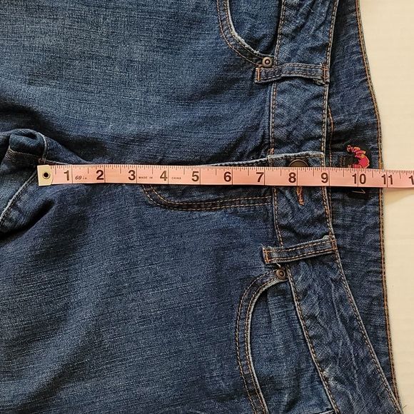 21-High Waisted Straight Leg Denim Jeans, sz. 30 - Picture 8 of 13